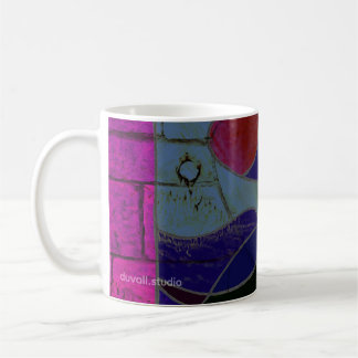 Abstrakter Kunstkaffeebecher "Kerzenlicht-Variatio Kaffeetasse