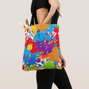 Abstrakter Kunstsplash Tasche