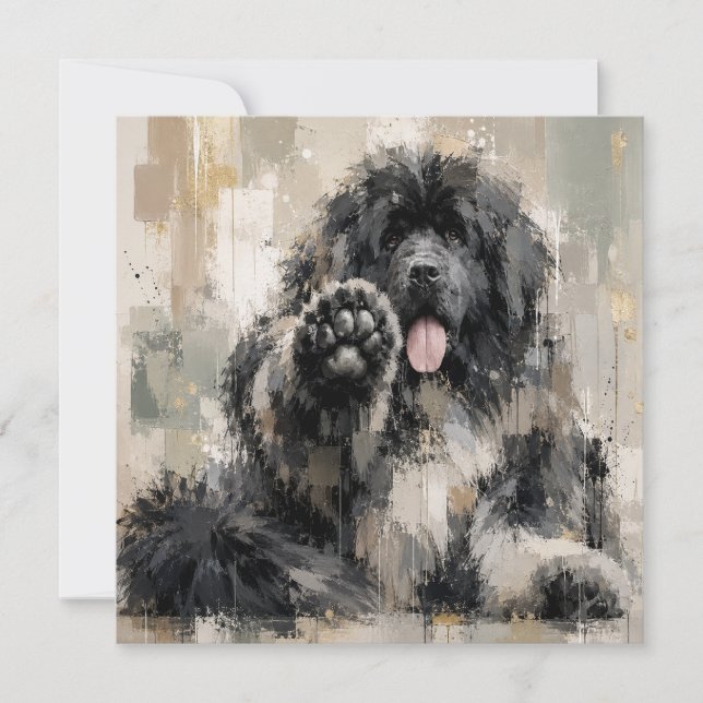 Abstrakter Landseer (Vorderseite)