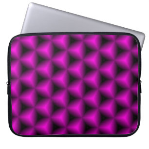 Abstrakter lila geometrischer Hintergrund.abstrakt Laptopschutzhülle