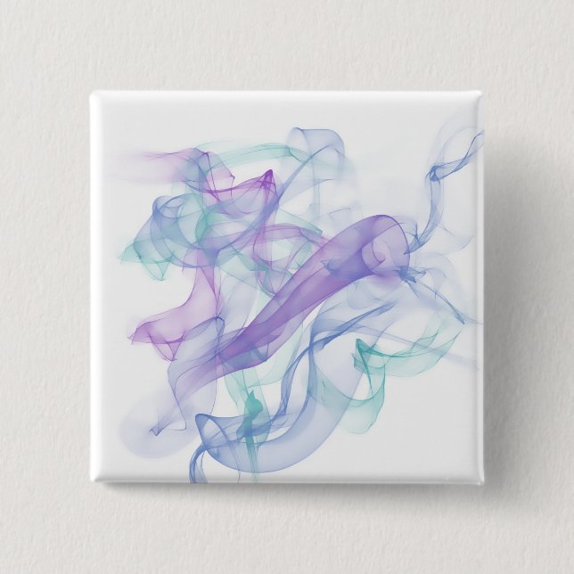 Abstrakter Lila Haze Button (Vorderseite)