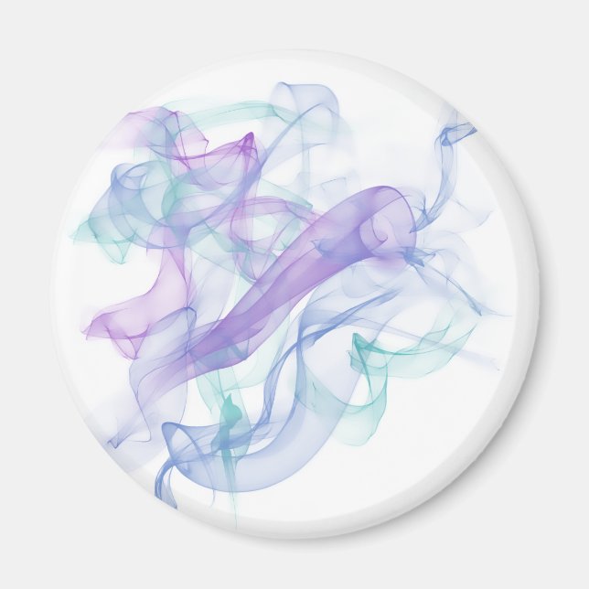 Abstrakter Lila Haze Magnet (Vorne)