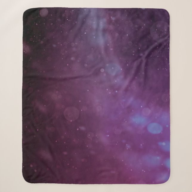 Abstrakter lila MusterHintergrund Sherpadecke (Vorderseite)