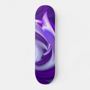 Abstrakter lila Regenbogen Skateboard