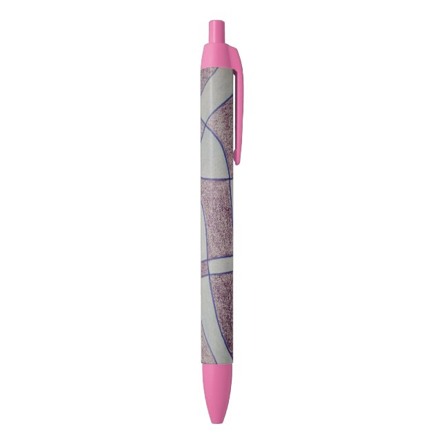 Abstrakter lila Stift (Unterseite (Vertikal))