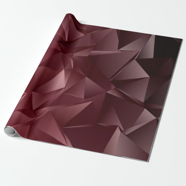 Abstrakter Low-Poly Hintergrund. triangulierte Tex Geschenkpapier (Ungerollt)