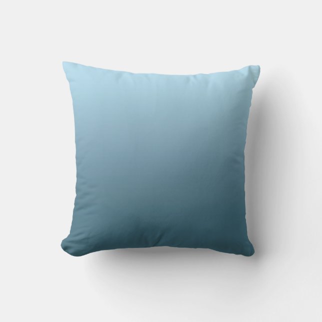 Abstrakter marineblau reiner Trend modern Kissen (Vorderseite)