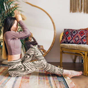 Abstrakter Marmor Capri Leggings