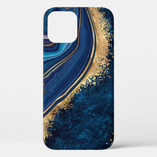 abstrakter Marmor mit Granitmosa Case-Mate iPhone Hülle (Rückseite)