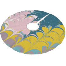 Abstrakter Marmor Modernes Ebru Muster Aquamarin u