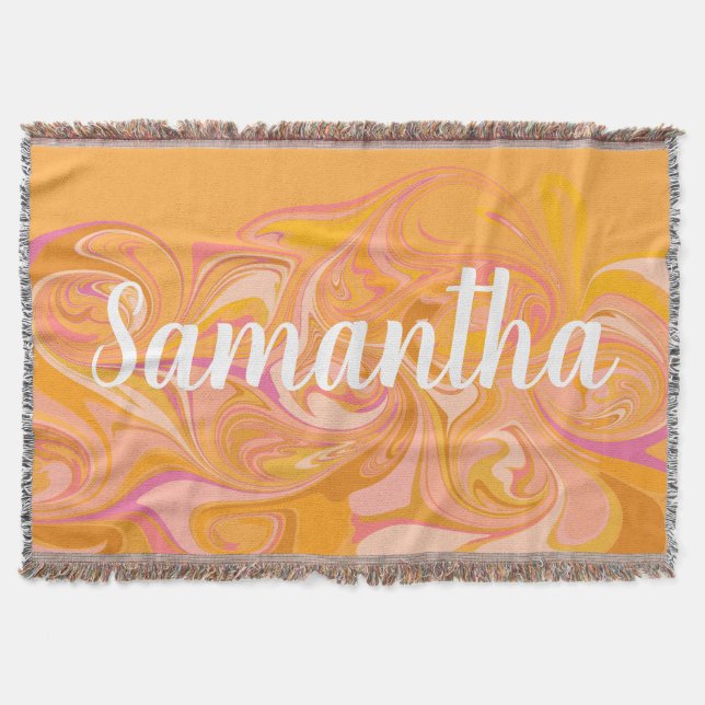 Abstrakter Marmor Swirl Decke (Vorderseite)