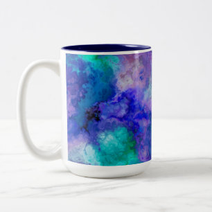 Abstrakter Marmor Zweifarbige Tasse