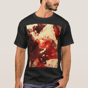 Abstrakter Marmorboden. T-Shirt