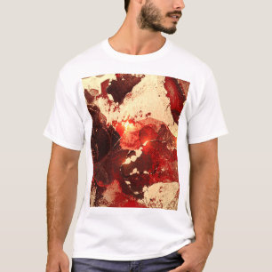Abstrakter Marmorboden. T-Shirt