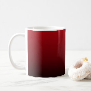 abstrakter Marsala-Rotburgunder Kaffeetasse