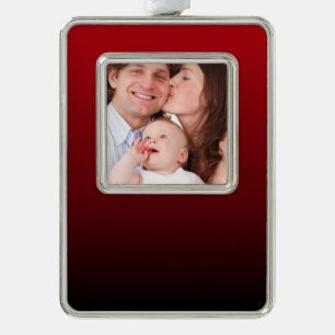 abstrakter Marsala-Rotburgunder Rahmen-Ornament Silber