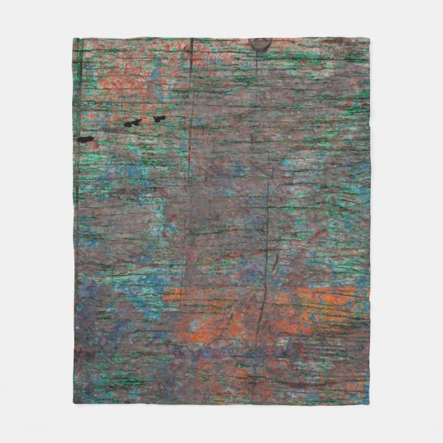 Abstrakter mehrfarbiger Grunge-Hintergrund mit abs Fleecedecke (Vorderseite)