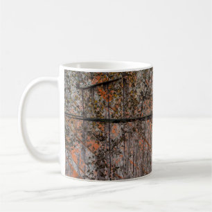 Abstrakter mehrfarbiger Grunge-Hintergrund mit abs Kaffeetasse