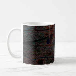 Abstrakter mehrfarbiger Grunge-Hintergrund mit abs Kaffeetasse