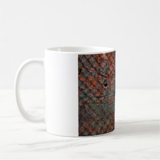 Abstrakter mehrfarbiger Grunge-Hintergrund mit abs Kaffeetasse