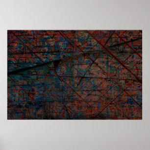 Abstrakter mehrfarbiger Grunge-Hintergrund mit abs Poster