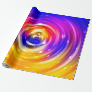 abstrakter mehrfarbiger Hintergrund. brillanter Kr Geschenkpapier