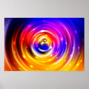 abstrakter mehrfarbiger Hintergrund. brillanter Kr Poster