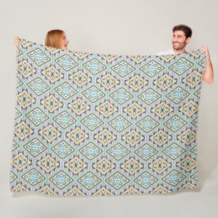Abstrakter mexicanischer Stammesretro afrikanische Fleecedecke