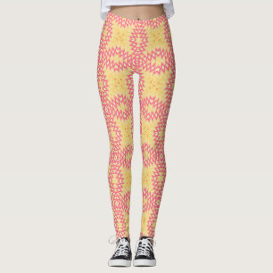 Abstrakter mexicanischer Stammesretro afrikanische Leggings