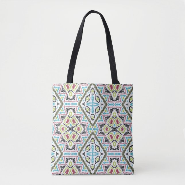 Abstrakter mexicanischer Stammesretro afrikanische Tasche (Vorderseite)