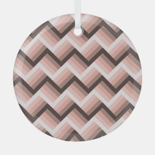 Abstrakter, moderner 3D-Streifen Nahtlos Ornament Aus Glas