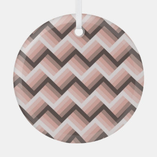 Abstrakter, moderner 3D-Streifen Nahtlos Ornament Aus Glas