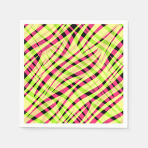 Abstrakter, moderner geometrisch gestreifter Somme Serviette