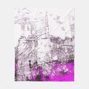 Abstrakter moderner Malerei-Hintergrund. Illustrat Fleecedecke