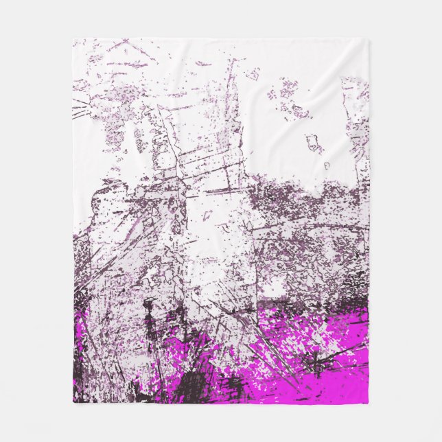 Abstrakter moderner Malhintergrund. Illustration. Fleecedecke (Vorderseite)