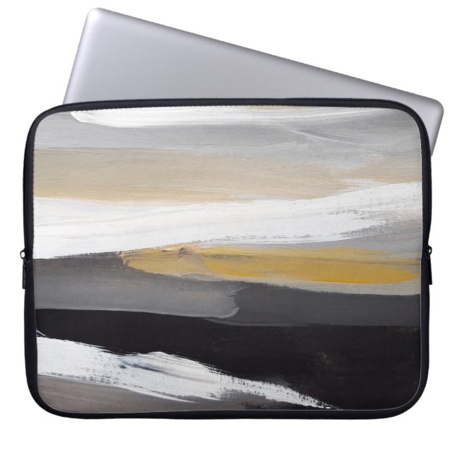 Abstrakter moderner Malhintergrund. Moderne Kunst  Laptopschutzhülle (Vorderseite)