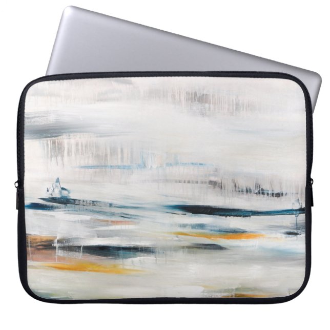 Abstrakter moderner Malhintergrund. zeitgemäß  Laptopschutzhülle (Vorderseite)