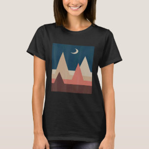 Abstrakter moderner Minimalberg 2 T-Shirt