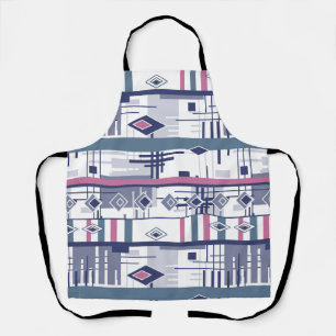 Abstrakter moderner Ziergeometrienvintag Schürze