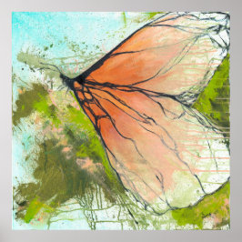 Abstrakter Monarch Butterfly - Poster