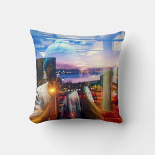 Abstrakter Morgenfotograf Kissen