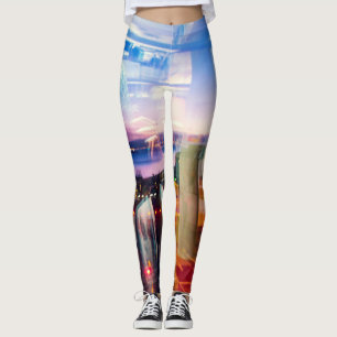 Abstrakter Morgenfotograf Leggings