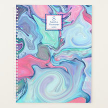 Abstrakter Multicolor Paint Swirl
