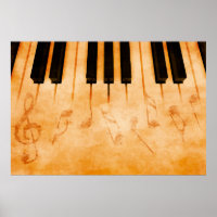 Abstrakter musikalischer Hintergrund - Tastatur un