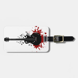 Abstrakter Musikhintergrund Gepäckanhänger