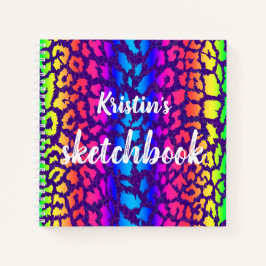 Abstrakter Name bei Tieren Sketchbook Notizbuch