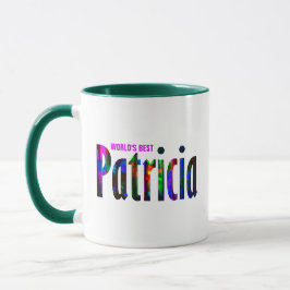 Abstrakter Name "Patricia" Tasse