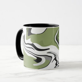 Abstrakter Naturfluss Tasse