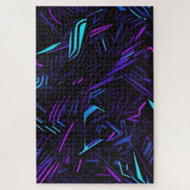 Abstrakter Neon schwer zu lösen