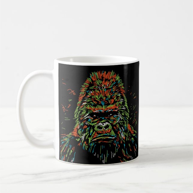 Abstrakter Neonazer Kaffeetasse (Links)